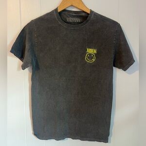 Nirvana acid wash tee shirt